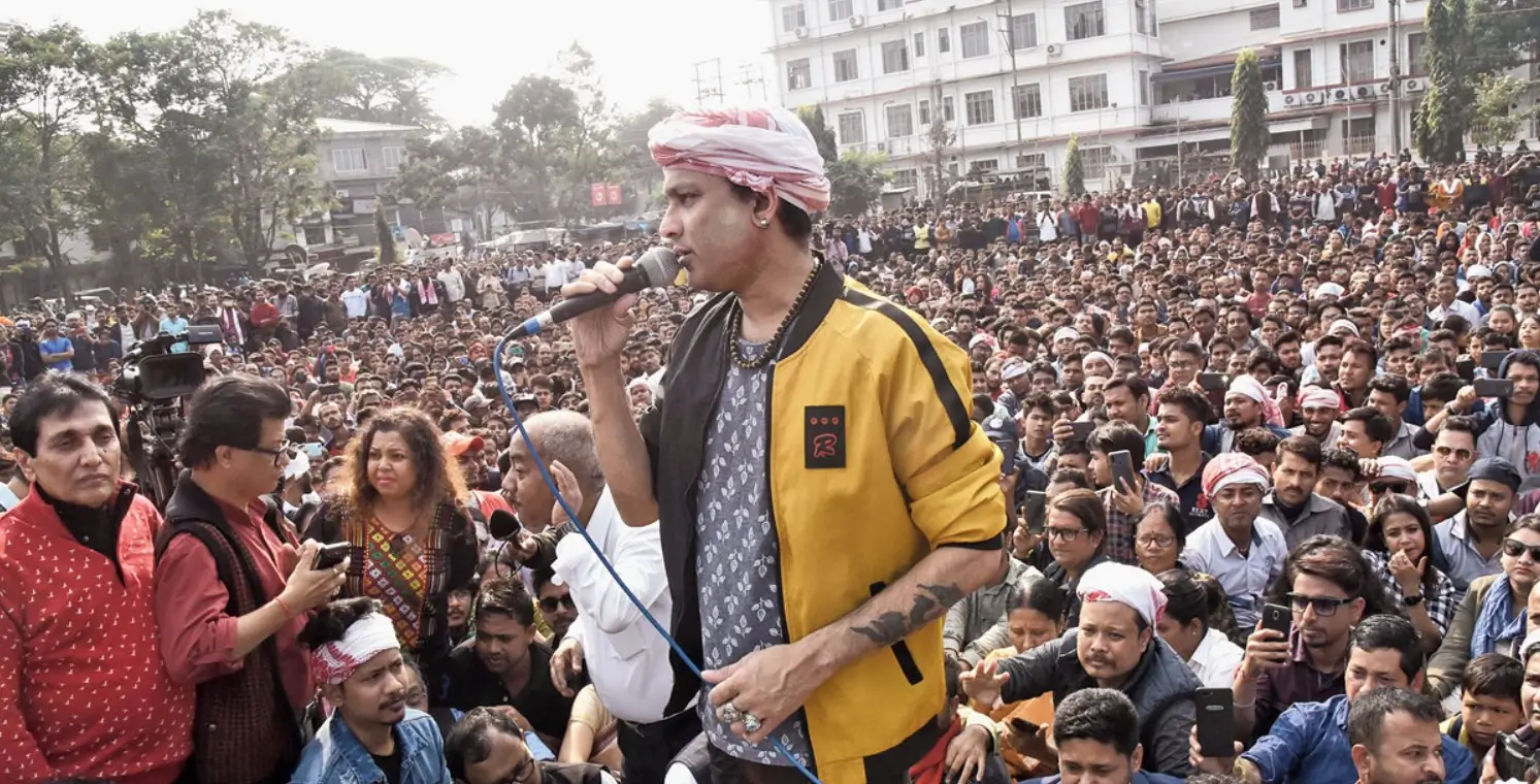 Zubeen Garg Photo With Fans Over the Years